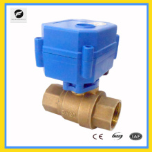 dn20 full bore brass electronic control water valve